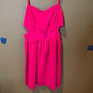 Pink sleeveless dress
